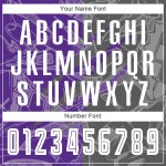 Benutzerdefinierte Graffiti Muster Stahl Grau-Lila Scratch Sublimation Fußball Uniform Jersey Benutzerdefinierte Graffiti Muster Stahl Grau-Lila Scratch Sublimation Fußball Uniform Jersey