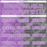 Benutzerdefinierte Graffiti Muster Medium Lila-Stahl Grau Scratch Sublimation Fußball Uniform Jersey Benutzerdefinierte Graffiti Muster Medium Lila-Stahl Grau Scratch Sublimation Fußball Uniform Jersey