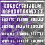 Benutzerdefinierte Graffiti Muster Stahl Grau-Lila Scratch Sublimation Fußball Uniform Jersey Benutzerdefinierte Graffiti Muster Stahl Grau-Lila Scratch Sublimation Fußball Uniform Jersey