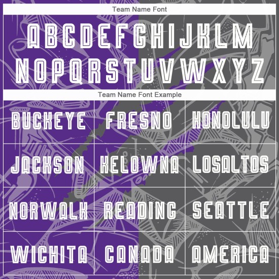 Benutzerdefinierte Graffiti Muster Stahl Grau-Lila Scratch Sublimation Fußball Uniform Jersey Benutzerdefinierte Graffiti Muster Stahl Grau-Lila Scratch Sublimation Fußball Uniform Jersey