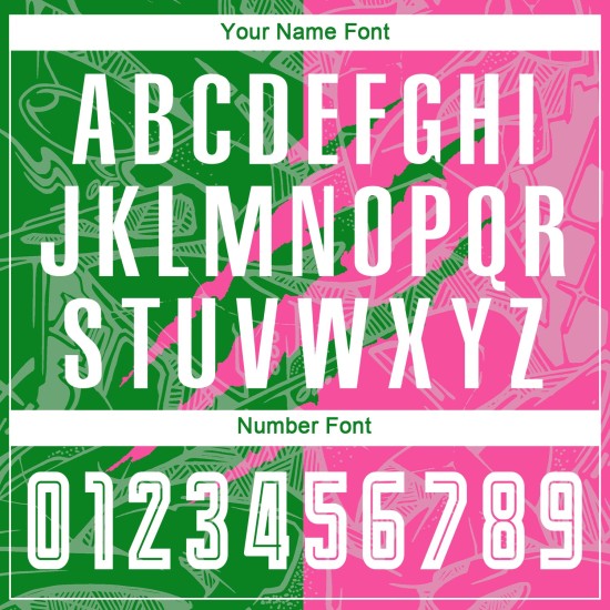 Benutzerdefinierte Graffiti Muster Gras Grün-Rosa Scratch Sublimation Fußball Uniform Jersey Benutzerdefinierte Graffiti Muster Gras Grün-Rosa Scratch Sublimation Fußball Uniform Jersey