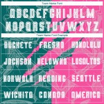 Benutzerdefinierte Graffiti Muster Teal-Pink Scratch Sublimation Fußball Uniform Jersey Benutzerdefinierte Graffiti Muster Teal-Pink Scratch Sublimation Fußball Uniform Jersey