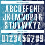 Benutzerdefinierte Graffiti Muster Panther Blau-Navy Scratch Sublimation Fußball Uniform Jersey Benutzerdefinierte Graffiti Muster Panther Blau-Navy Scratch Sublimation Fußball Uniform Jersey