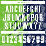 Benutzerdefinierte Graffiti Muster Aurora Grün-Navy Scratch Sublimation Fußball Uniform Jersey Benutzerdefinierte Graffiti Muster Aurora Grün-Navy Scratch Sublimation Fußball Uniform Jersey