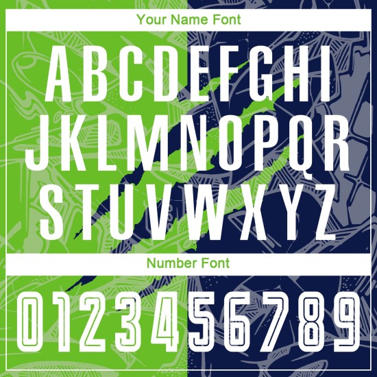 Benutzerdefinierte Graffiti Muster Aurora Grün-Navy Scratch Sublimation Fußball Uniform Jersey Benutzerdefinierte Graffiti Muster Aurora Grün-Navy Scratch Sublimation Fußball Uniform Jersey