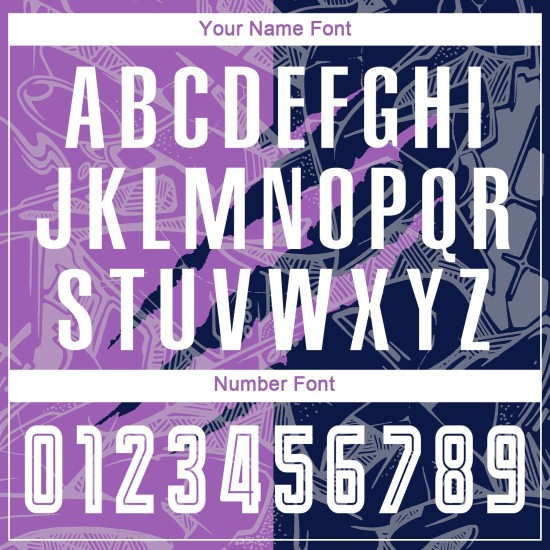 Benutzerdefinierte Graffiti Muster Medium Lila-Navy Scratch Sublimation Fußball Uniform Trikot Benutzerdefinierte Graffiti Muster Medium Lila-Navy Scratch Sublimation Fußball Uniform Trikot