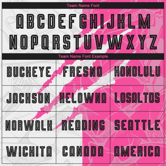 Benutzerdefinierte Graffiti Muster Schwarz-Rosa Scratch Sublimation Fußball Uniform Jersey Benutzerdefinierte Graffiti Muster Schwarz-Rosa Scratch Sublimation Fußball Uniform Jersey