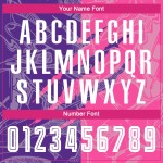 Benutzerdefinierte Graffiti Muster Lila-Rosa Scratch Sublimation Fußball Uniform Jersey Benutzerdefinierte Graffiti Muster Lila-Rosa Scratch Sublimation Fußball Uniform Jersey