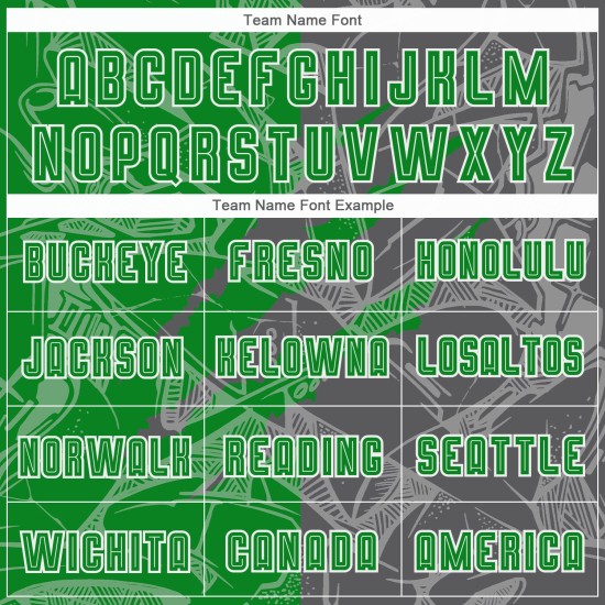 Benutzerdefinierte Graffiti Muster Gras Grün-Stahl Grau Scratch Sublimation Fußball Uniform Jersey Benutzerdefinierte Graffiti Muster Gras Grün-Stahl Grau Scratch Sublimation Fußball Uniform Jersey