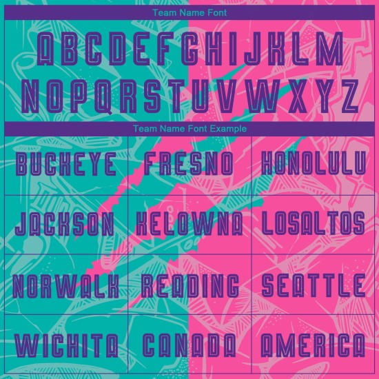 Benutzerdefinierte Graffiti Muster Lila Teal-Pink Scratch Sublimation Fußball Uniform Jersey Benutzerdefinierte Graffiti Muster Lila Teal-Pink Scratch Sublimation Fußball Uniform Jersey